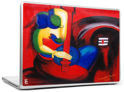 

Print Shapes God ganesha paintings Vinyl Laptop Decal 15.6