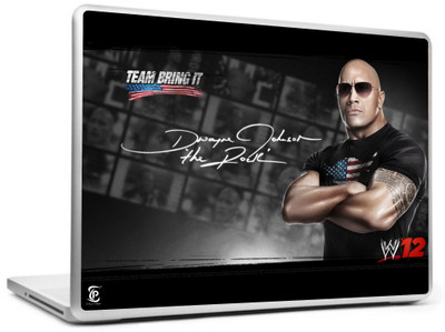 

Print Shapes The Rock bring it Vinyl Laptop Decal 15.6