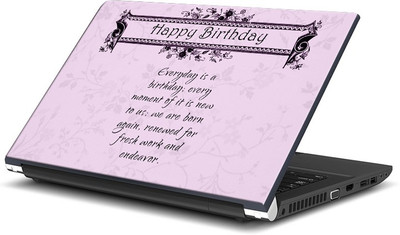 

ShopMantra Happy Birthday -SMFP00002252 Vinyl Laptop Decal 15.6