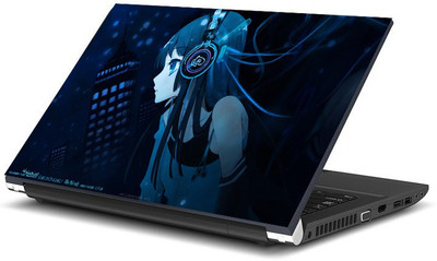 

Geek Kitsuki Anime Girl Headphone Laminated Vinyl Laptop Decal 15.6