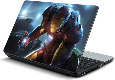 

Geek iron man on knees HQ Laminated Vinyl Laptop Decal 15.6