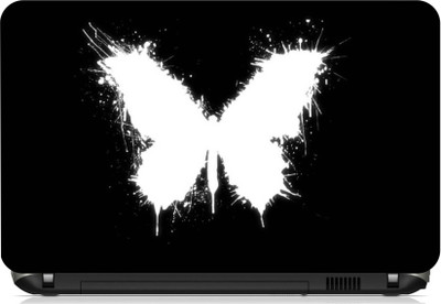 

Print Shapes Black & White Butterfly Vinyl Laptop Decal 15.6