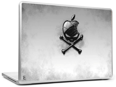 

Print Shapes Black skull apple Vinyl Laptop Decal 15.6