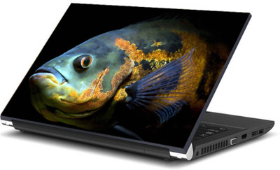 

Print Shapes Fish map Vinyl Laptop Decal 15.6