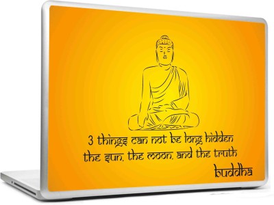 

Sukhi Aatma Buddha Quote Vinyl Laptop Decal 15.6