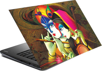 

hifex LORD KRISHNA 15.6X10 INCHES VINYL Laptop Decal 15.6