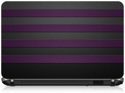 

Box 18 Purple And Black Stripes Abstract 2154 Vinyl Laptop Decal 15.6