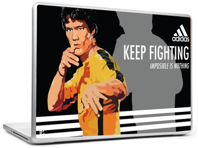 

Print Shapes Bruce Lee with Adidas logo Vinyl Laptop Decal 15.6