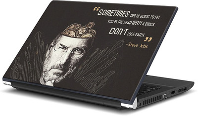 

ShopMantra Sometimes Life Is Going To Hit Quote By Steve Jobs Vinyl Laptop Decal 15.6