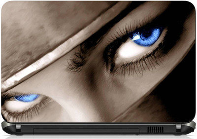 

Print Shapes Worrier girl EYES Vinyl Laptop Decal 15.6