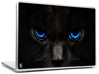 

Print Shapes Black cat blue eyes Vinyl Laptop Decal 15.6