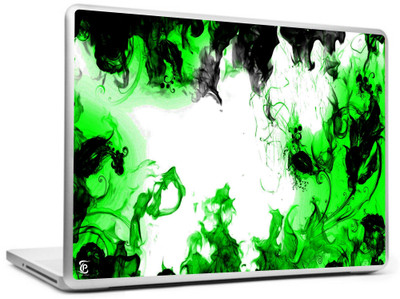 

Print Shapes Green & black smoke Vinyl Laptop Decal 15.6