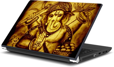 

ShopMantra Lord Ganesha Artwork Vinyl Laptop Decal 15.6
