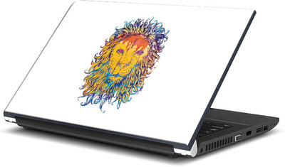 

ShopMantra Lion Face Artwork Vinyl Laptop Decal 15.6