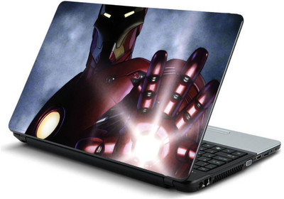 

Geek IRONMAN POWER IN HAND Laminated Vinyl Laptop Decal 15.6