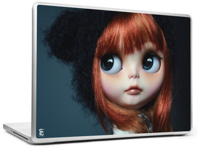 

Print Shapes Doll red hair toy Vinyl Laptop Decal 15.6