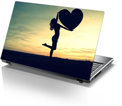 Decor Villa Dark Self Adhesive Vinyl Laptop Skin Compatible for 15.6 inch(Theme: Illustrations)