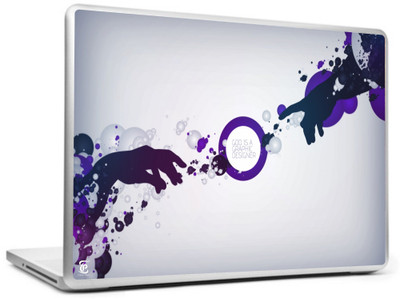 

Print Shapes God is graphic designer Vinyl Laptop Decal 15.6