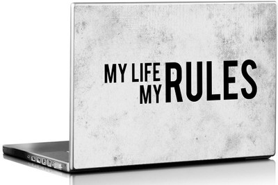 

Seven Rays My Life My Rules Vinyl Laptop Decal 15.6