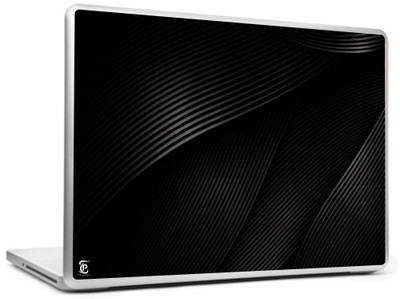 Print Shapes Black Texture Vinyl Laptop Decal 15.6