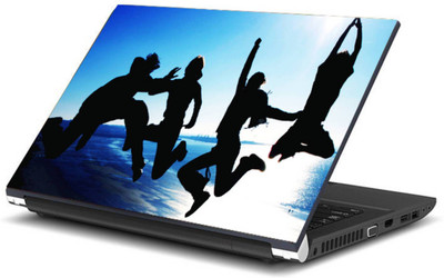 

Print Shapes Jumping Freinds Forever Vinyl Laptop Decal 15.6