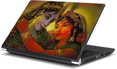 

ShopMantra Radha Krishna Beautiful Paint Art Vinyl Laptop Decal 15.6