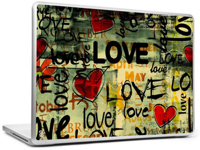 

Print Shapes Love Vinyl Laptop Decal 15.6