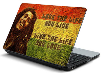 

Geek Bob Marley Quotes1 HQ Laminated Vinyl Laptop Decal 15.6