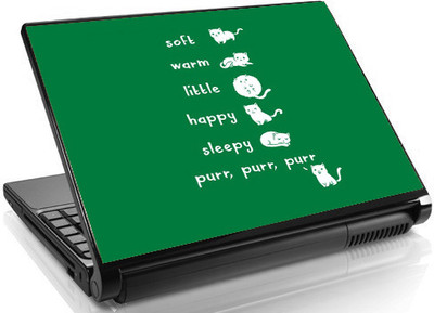 Theskinmantra Kitty Chant Skin Vinyl Laptop Decal 15.6