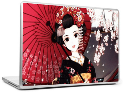 

Print Shapes Chinese Girl with Umbrella Vinyl Laptop Decal 15.6