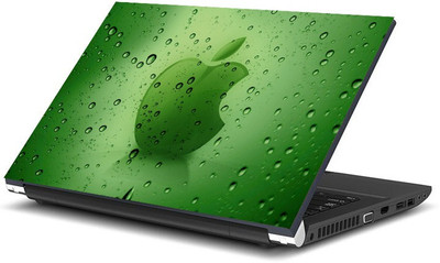 

Geek Fresh Green Apple Droplets Laminated Vinyl Laptop Decal 15.6