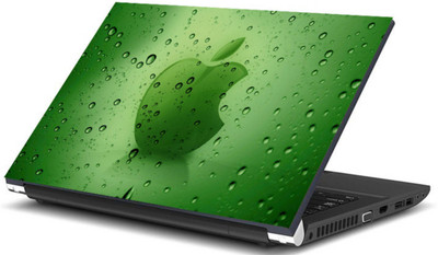

Print Shapes Apple green with drops Vinyl Laptop Decal 15.6