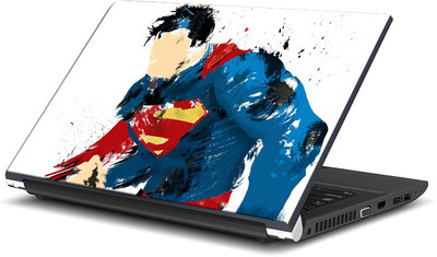 

ShopMantra Superman Paint Splash Artistic Vinyl Laptop Decal 15.6