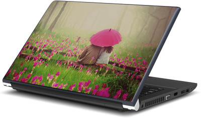 Artifa Couple with Umbrella Vinyl Laptop Decal 15.6