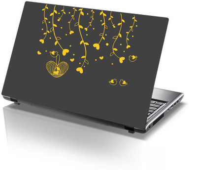Decor Villa 6 Self Adhesive Vinyl Laptop Skin Compatible for 15.6 inch(Theme: Graffiti)