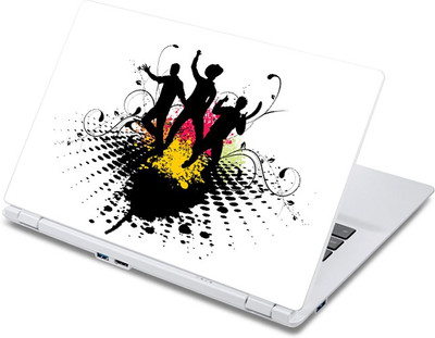 ezyPRNT Disco Dance and Music I 13 to 13.9 inch Vinyl Laptop Decal 13