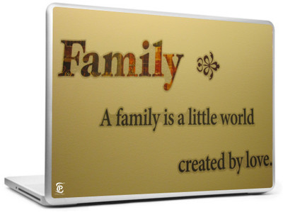 

Print Shapes Family with love Vinyl Laptop Decal 15.6