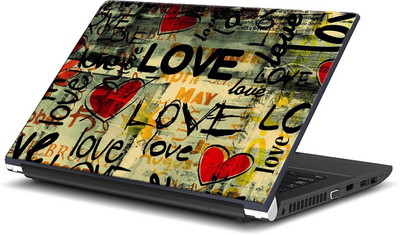 

ShopMantra Love Typography Letters Design Vinyl Laptop Decal 15.6
