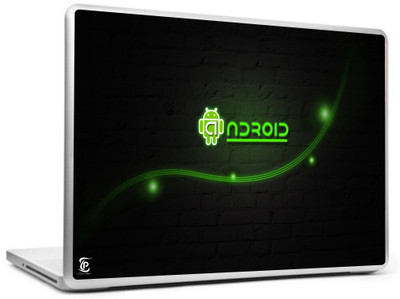

Print Shapes Green android logo Vinyl Laptop Decal 15.6