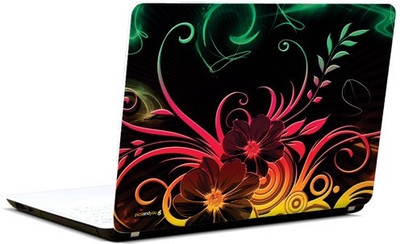 

Pics and You Abstract Floral Pattern Vinyl Laptop Decal 15.6