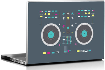 

Seven Rays Dj Console Vinyl Laptop Decal 15.6