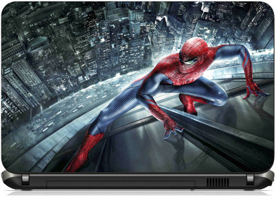 

Print Shapes Spiderman on Building Vinyl Laptop Decal 15.6