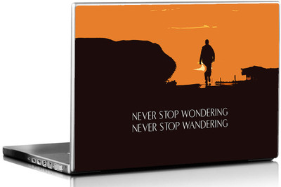 

Seven Rays Never Stop Wondering Vinyl Laptop Decal 15.6
