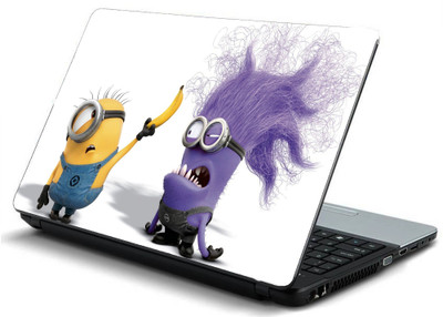 

Geek Carl With Evil Minion HQ Laminated Vinyl Laptop Decal 15.6