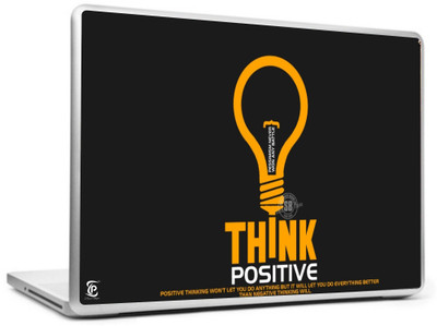Print Shapes Think bulb Vinyl Laptop Decal 15.6