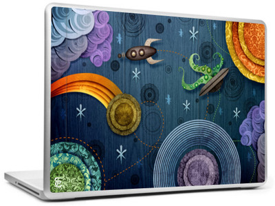 

Print Shapes Aliens at my homework Vinyl Laptop Decal 15.6