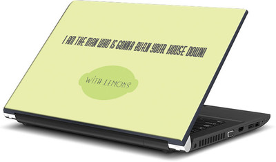

ShopMantra Burn House With Lemons Vinyl Laptop Decal 15.6