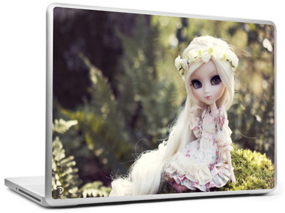 

Print Shapes Doll with long hair Vinyl Laptop Decal 15.6