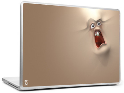 

Print Shapes Face in the wall Vinyl Laptop Decal 15.6