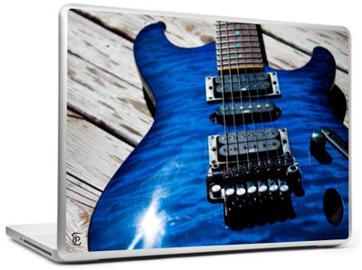 

Print Shapes Blue Guitar Vinyl Laptop Decal 15.6